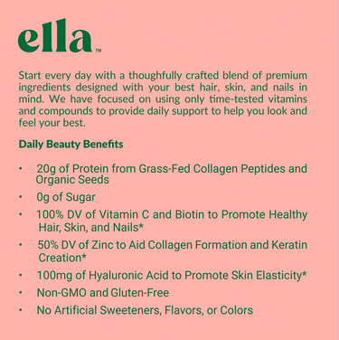 Matcha Latte Collagen Peptides | Beauty Protein Powder